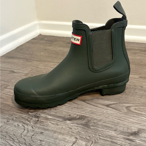 Hunter Women's Original Chelsea Boots Dark Olive Size 7 Waterproof Rain Boot - Picture 5 of 13